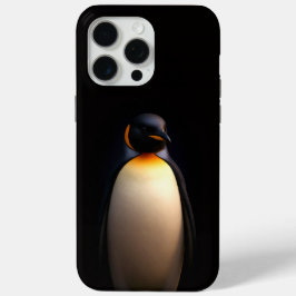 Zwart 4 Luxe iPhone 15 Pro Max, Keizerspinguïn Max Hoesje
