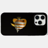 Zwart 4 Luxe iPhone 15 Pro Max, Koraalvlinder Case-Mate iPhone Case (Achterkant (horizontaal))