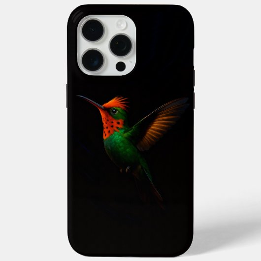 Zwart 4 Luxe iPhone 15 Pro Max, Kuifcoquette Case-Mate iPhone Case (Achterkant)