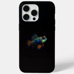 Zwart 4 Luxe iPhone 15 Pro Max, Mandarijndraakvis Max Hoesje