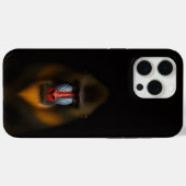 Zwart 4 Luxe iPhone 15 Pro Max, Mandrill-aap Case-Mate iPhone Case (Achterkant (horizontaal))