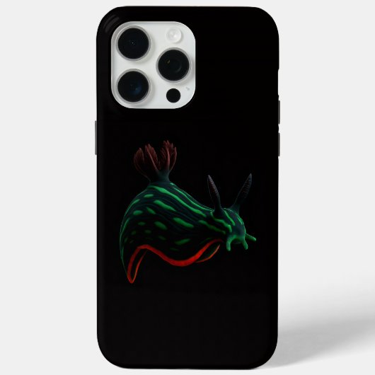 Zwart 4 Luxe iPhone 15 Pro Max, Neon Zeeslak Case-Mate iPhone Case (Achterkant)