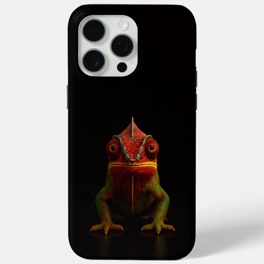 Zwart 4 Luxe iPhone 15 Pro Max, Panther Kameleon Case-Mate iPhone Case (Achterkant)