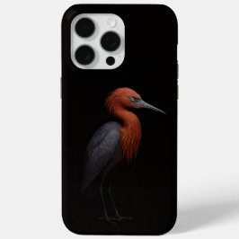 Zwart 4 Luxe iPhone 15 Pro Max, Reddish Egret Max Hoesje
