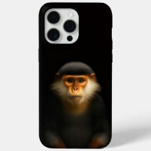 Zwart 4 Luxe iPhone 15 Pro Max, Rood Douc Langur