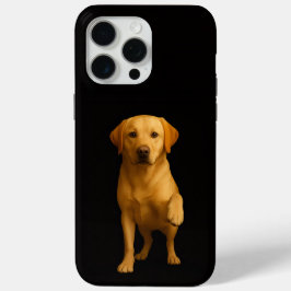 Zwart 4 Luxe iPhone 15 Pro Max, Tendre Labrador Max Hoesje