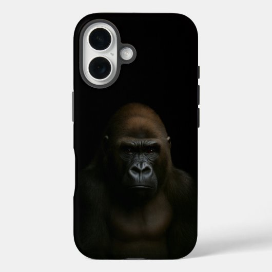 Zwart 4 Luxe iPhone 16 Case-Mate, Gorilla Case-Mate iPhone Case (Achterkant)