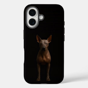 Zwart 4 Luxe iPhone 16 Mate, Argentijnse Pila Hond Hoesje