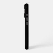 Zwart 4 Luxe iPhone 16 Mate, Blush Roze Tulp Hoesje (Linkerkant)