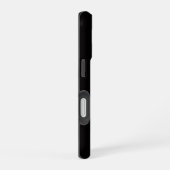 Zwart 4 Luxe iPhone 16 Mate, Blush Roze Tulp Hoesje (Rechterkant)