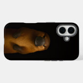 Zwart 4 Luxe iPhone 16 Mate, Elegante Vogelbekdier Case-Mate iPhone Case (Achterkant (horizontaal))