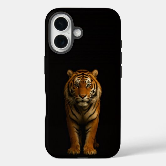 Zwart 4 Luxe iPhone 16 Mate, Noble Tiger Case-Mate iPhone Case (Achterkant)