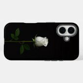 Zwart 4 Luxe iPhone 16 Mate, Pure Zuivere Witte Ro Case-Mate iPhone Case (Achterkant (horizontaal))
