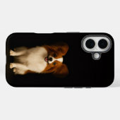 Zwart 4 Luxe iPhone 16 Mate, Verfijnd Papillon Case-Mate iPhone Case (Achterkant (horizontaal))