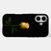 Zwart 4 Luxe iPhone 16 Mate, Zonovergoten Gele Roo Case-Mate iPhone Case (Achterkant (horizontaal))