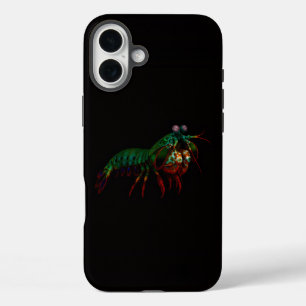 Zwart 4 Luxe iPhone 16 Plus, bidsprinkhaan Plus Hoesje