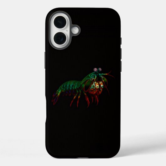 Zwart 4 Luxe iPhone 16 Plus, bidsprinkhaan Case-Mate iPhone Case (Achterkant)