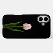 Zwart 4 Luxe iPhone 16 Plus, Blush Roze Tulp Case-Mate iPhone Case (Achterkant (horizontaal))