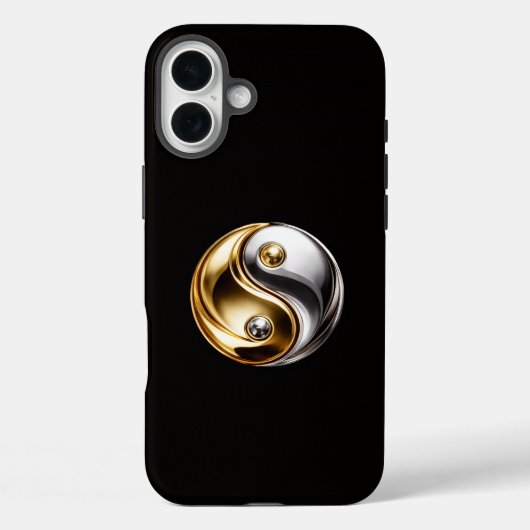 Zwart 4 Luxe iPhone 16 Plus, Harmony Yin Yang Case-Mate iPhone Case (Achterkant)
