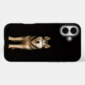 Zwart 4 Luxe iPhone 16 Plus, Icy Elite Husky Case-Mate iPhone Case (Achterkant (horizontaal))