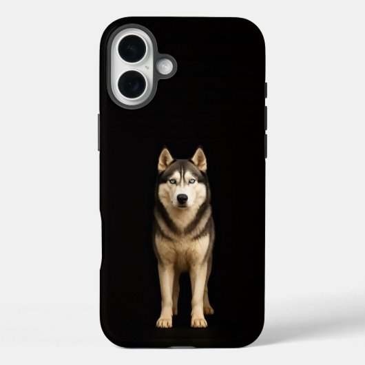 Zwart 4 Luxe iPhone 16 Plus, Icy Elite Husky Case-Mate iPhone Case (Achterkant)