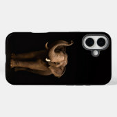 Zwart 4 Luxe iPhone 16 Plus, Machtige Olifant Case-Mate iPhone Case (Achterkant (horizontaal))