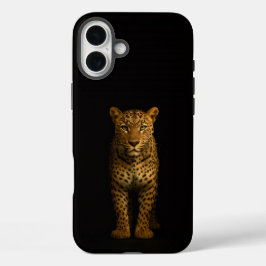 Zwart 4 Luxe iPhone 16 Plus, Majestueuze Luipaard Plus Hoesje