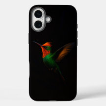 Zwart 4 Luxe iPhone 16 Plus Mate, Kuifcoquette 