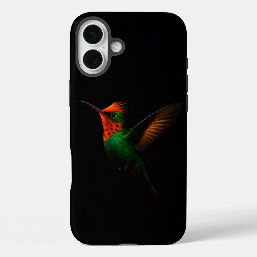 Zwart 4 Luxe iPhone 16 Plus Mate, Kuifcoquette  Case-Mate iPhone Case (Achterkant)