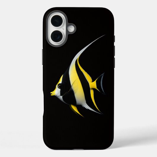 Zwart 4 Luxe iPhone 16 Plus Mate, Moorish Idol Case-Mate iPhone Case (Achterkant)