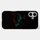 Zwart 4 Luxe iPhone 16 Plus Mate, Neon Zee Slak Case-Mate iPhone Case (Achterkant (horizontaal))