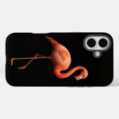 Zwart 4 Luxe iPhone 16 Plus Mate, Roze Flamingo Case-Mate iPhone Case (Achterkant (horizontaal))