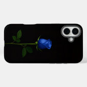 Zwart 4 Luxe iPhone 16 Plus, Middernacht Blauwe Ro Case-Mate iPhone Case (Achterkant (horizontaal))
