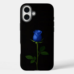Zwart 4 Luxe iPhone 16 Plus, Middernacht Blauwe Ro Plus Hoesje