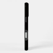Zwart 4 Luxe iPhone 16 Plus, Parelwitte Tulp Hoesje (Rechterkant)