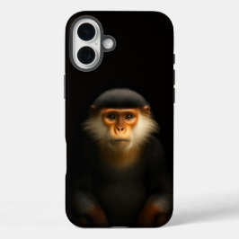 Zwart 4 Luxe iPhone 16 Plus, Rode Douc Langur Plus Hoesje