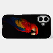 Zwart 4 Luxe iPhone 16 Plus, Scarlet Parrot Case-Mate iPhone Case (Achterkant (horizontaal))