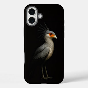 Zwart 4 Luxe iPhone 16 Plus, Secretarybird Plus Hoesje
