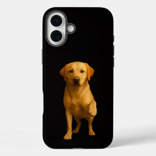 Zwart 4 Luxe iPhone 16 Plus, Tender Labrador Plus Hoesje