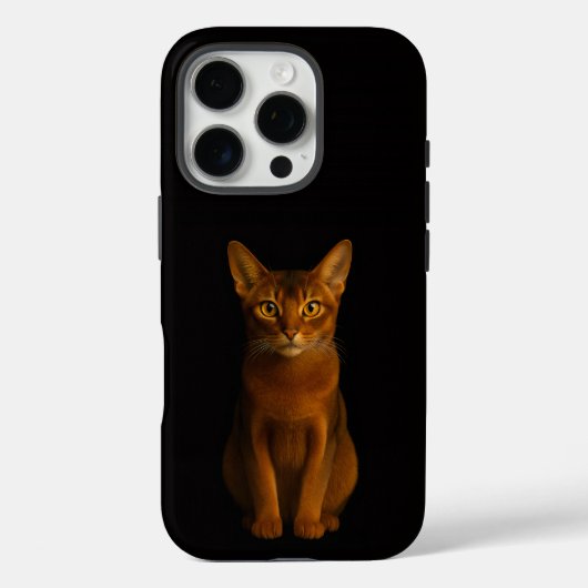 Zwart 4 Luxe iPhone 16 Pro, Abyssijnse Schoonheid Case-Mate iPhone Case (Achterkant)