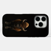 Zwart 4 Luxe iPhone 16 Pro, Amerikaanse Bizon Case-Mate iPhone Case (Achterkant (horizontaal))