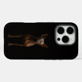 Zwart 4 Luxe iPhone 16 Pro, Argentijnse Pila hond Case-Mate iPhone Case (Achterkant (horizontaal))