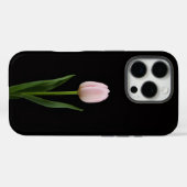 Zwart 4 Luxe iPhone 16 Pro, Blush Roze Tulp Case-Mate iPhone Case (Achterkant (horizontaal))