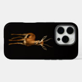 Zwart 4 Luxe iPhone 16 Pro, Elegante Gazella Case-Mate iPhone Case (Achterkant (horizontaal))