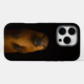 Zwart 4 Luxe iPhone 16 Pro, Elegante Vogelbekdier Case-Mate iPhone Case (Achterkant (horizontaal))