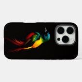 Zwart 4 Luxe iPhone 16 Pro Hoesje-Mate, Rainbow Bi Case-Mate iPhone Case (Achterkant (horizontaal))