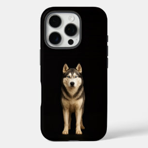Zwart 4 Luxe iPhone 16 Pro, Icy Elite Husky Pro Hoesje