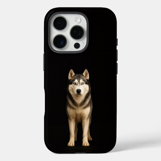 Zwart 4 Luxe iPhone 16 Pro, Icy Elite Husky Case-Mate iPhone Case (Achterkant)