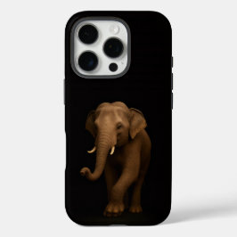Zwart 4 Luxe iPhone 16 Pro, Indische Olifant Pro Hoesje