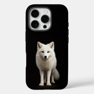 Zwart 4 Luxe iPhone 16 Pro, Ivoorkleurige Poolvos Pro Hoesje